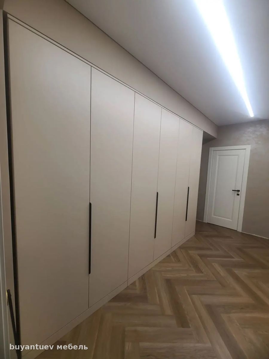 Шкаф на всю стену в коридоре на заказ